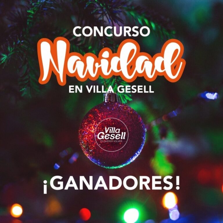 GANADORES DE LA 5ª EDICIÓN DEL CONCURSO ANUAL «NAVIDAD EN VILLA GESELL»