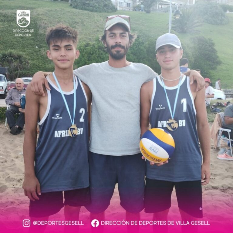 TRIUNFO GESELINO EN LA 4ª FECHA DEL PROVINCIAL DE VÓLEY BEACH