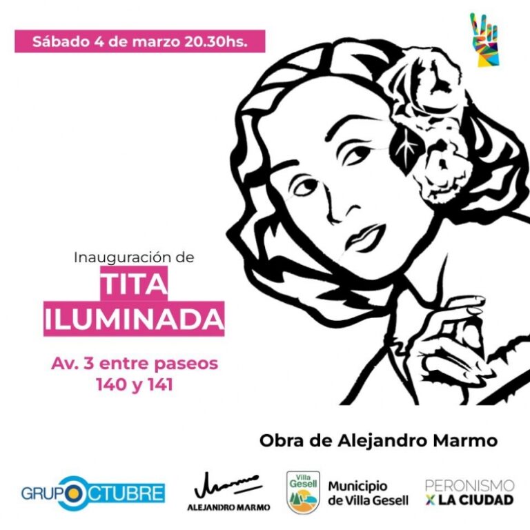 EL SÁBADO SE INAUGURARÁ UN MURAL EN HOMENAJE A TITA MERELLO