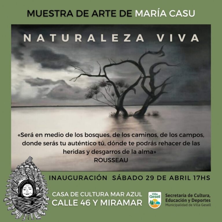 SABADO 29 DE ABRIL: MUESTRA DE ARTE EN LA CASA DE LA CULTURA DE MAR AZUL