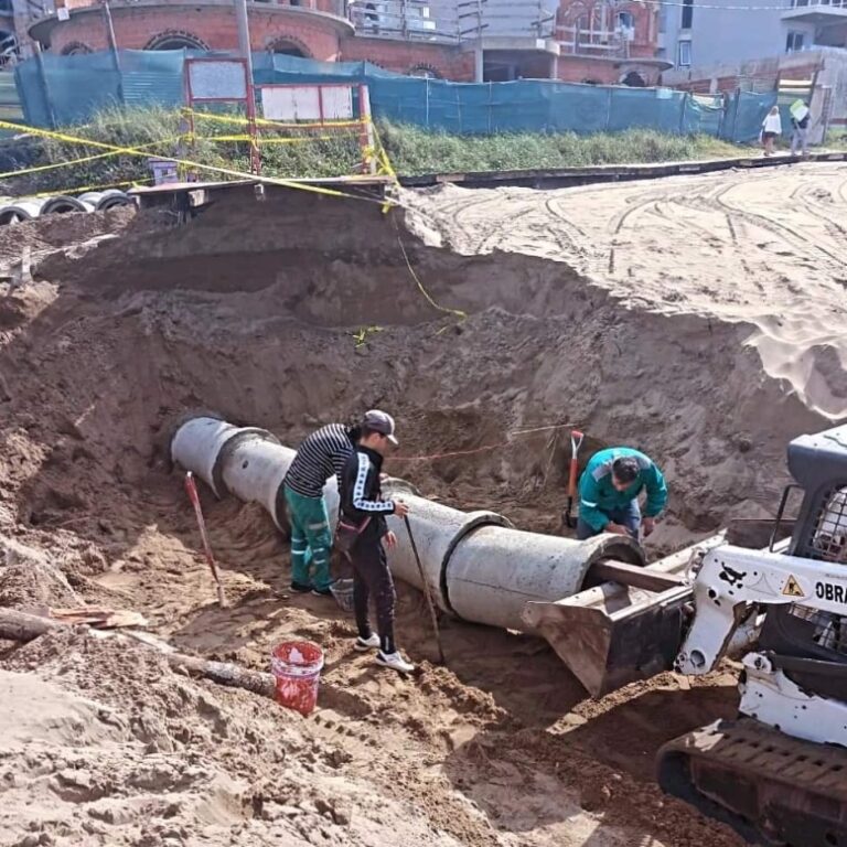 REPARACIONES EN PLAYA LUEGO DE LA TORMENTA QUE SUFRIMOS