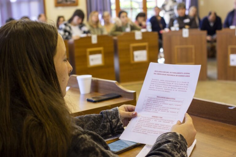 SE HIZO LA JORNADA DE CIERRE DEL PARLAMENTO JUVENIL EN EL HONORABLE CONCEJO DELIBERANTE