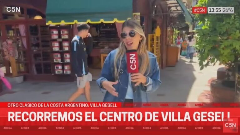 VILLA GESELL SE MUESTRA AL PAÍS: MÓVIL DE C5N RECORRE LA CIUDAD