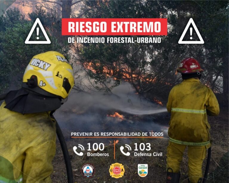 RIESGO EXTREMO DE INCENDIO FORESTAL DEBIDO A LAS ALTAS TEMPERATURAS